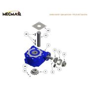 Редуктор мешалки в сборе Mecmar