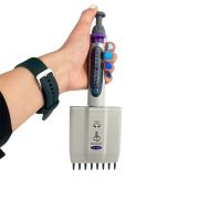 Восьмиканальный дозатор переменного объёма Stegler MVA-8-0,5-10 (8 каналов, 0,5-10 мкл, полностью автоклавируемый)