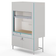 Вытяжной шкаф со столешницей из керамогранитной плитки