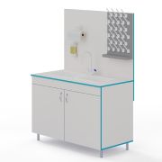  Лабораторный стол-мойка МО НВК 1200 ПП (1200×600×1650)